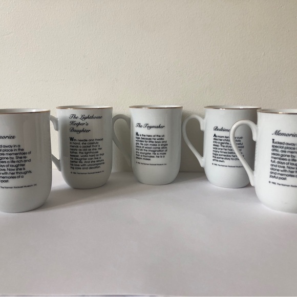 1982 The Norman Rockwell Museum Set of 5 - Picture 9 of 10